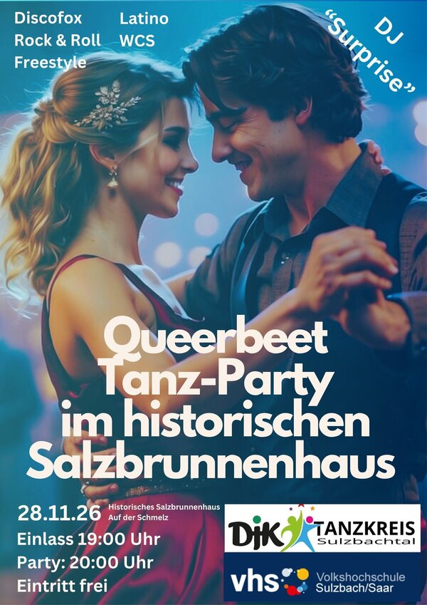 Bild vergr&ouml;&szlig;ern: Plakat Tanzparty